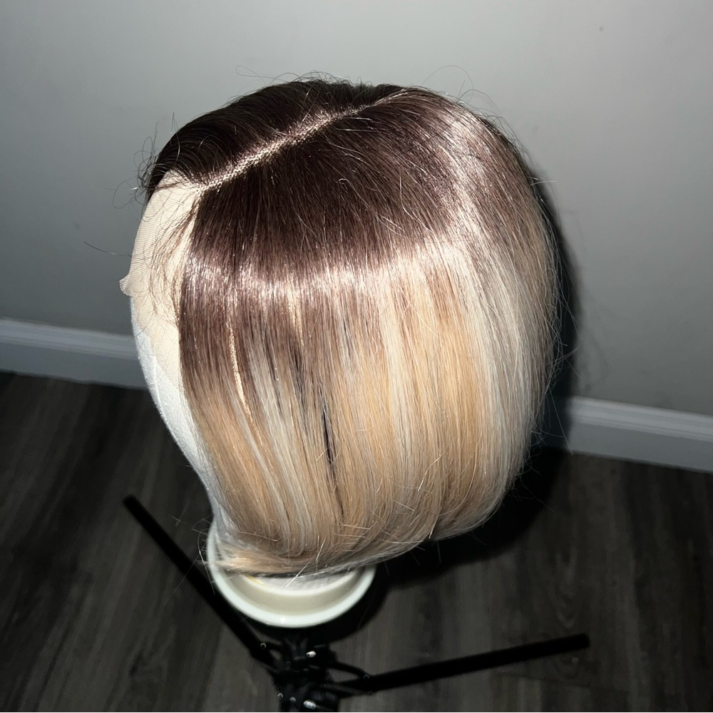 Stylish Lace Front Ombré Wig - Picture 8 of 14